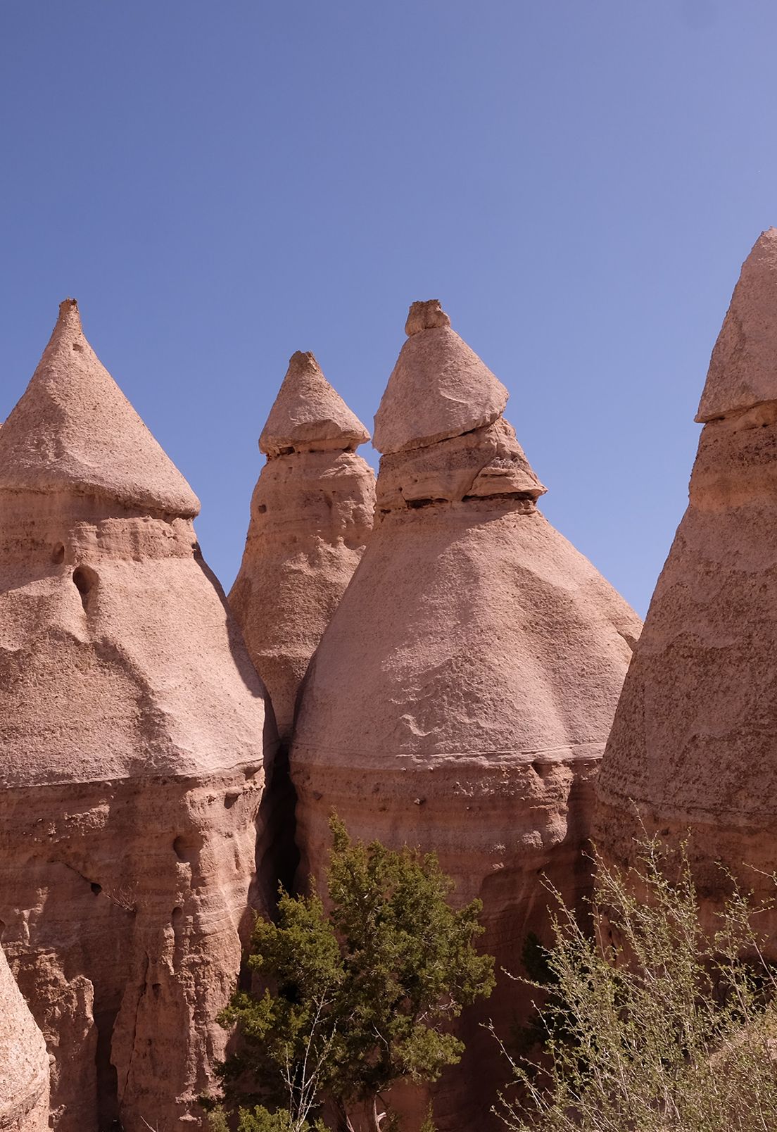 Representing New Mexico is a view of Kasha-Katuwe Tent Rocks National Monument.