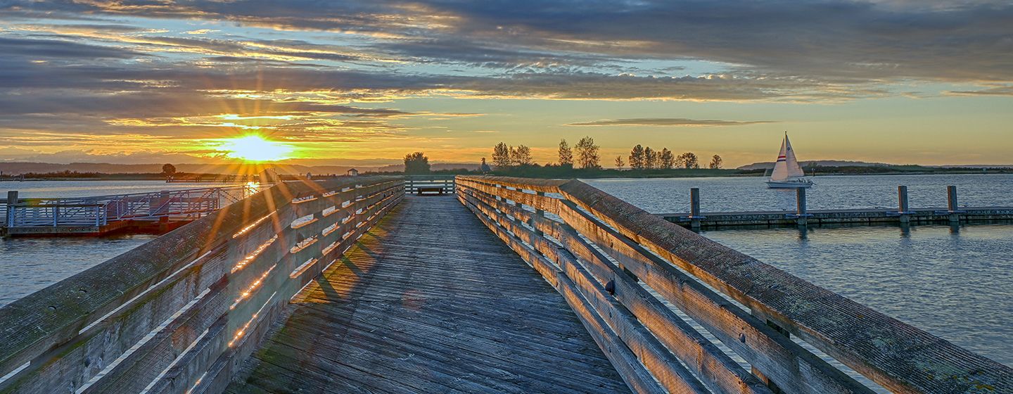 Pier in Everett, Washington.