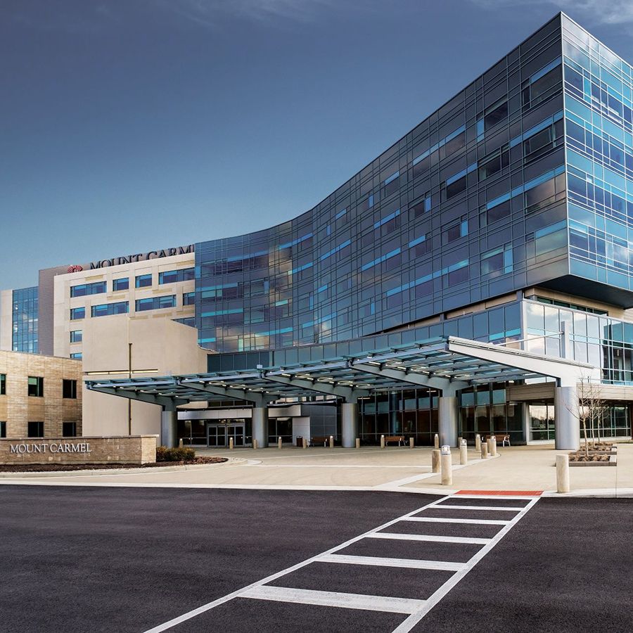 PS&D partner hospital building for Mount Carmel Health System in Columbus, OH.